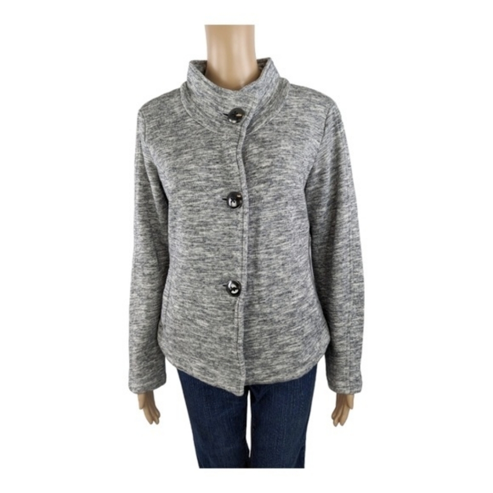 CAbi #596 Heather Gray Hourglass Jacket M